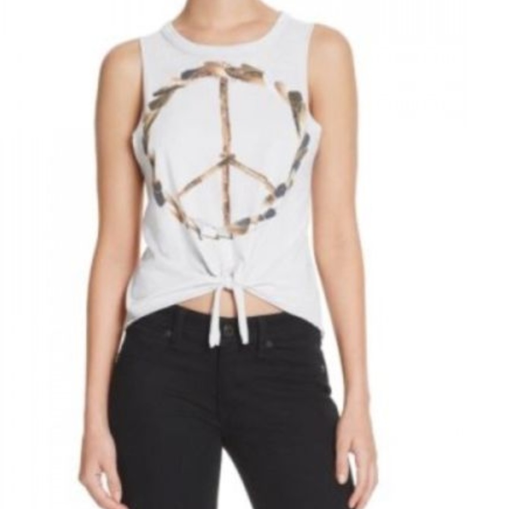 NWT Chaser Peace Sign Muscle Tank Size M
